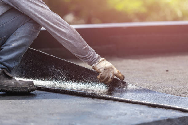 Professional Basement Waterproofing technician working in Kendallville, IN